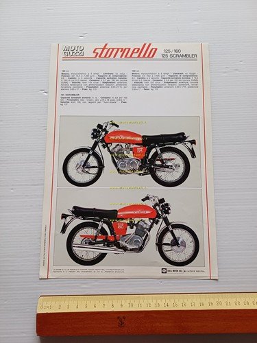 MOTO GUZZI Stornello 125 - 160 - 125 Scrambler 1972 …