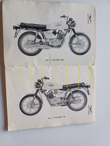 Moto Guzzi Stornello 125 - 160 1971 manuale uso manutenzione …