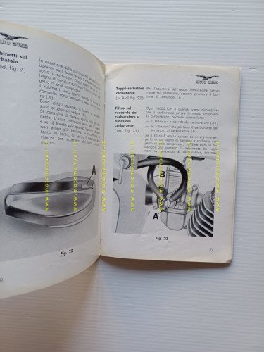 Moto Guzzi Stornello 125 - 160 1971 manuale uso manutenzione …