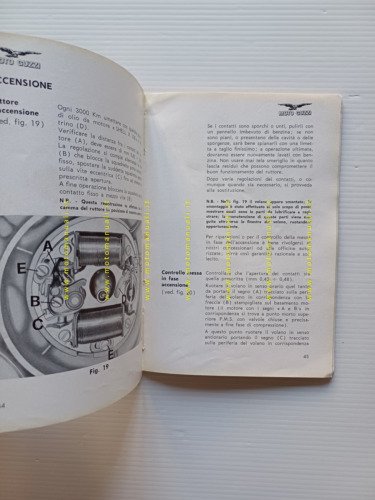 Moto Guzzi Stornello 125 - 160 1971 manuale uso manutenzione …