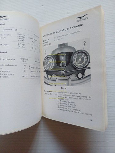 Moto Guzzi Stornello 125 - 160 1971 manuale uso manutenzione …