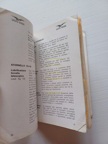 Moto Guzzi Stornello 125-160 - 125 Scrambler 1973 manuale uso …