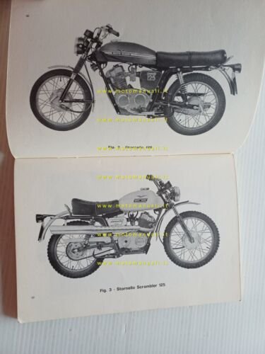 Moto Guzzi Stornello 125-160-Scrambler 1974 manuale uso manutenzione originale