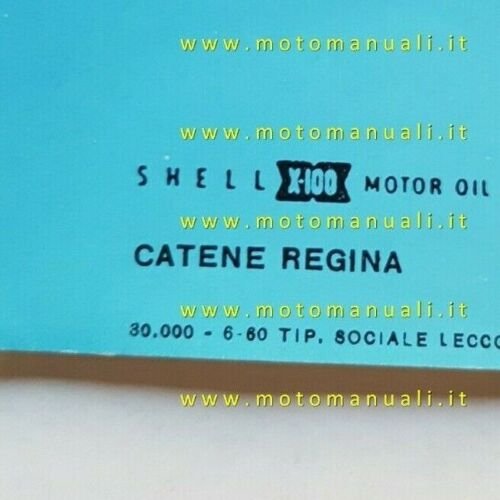 MOTO GUZZI Stornello 125 1960 depliant originale brochure