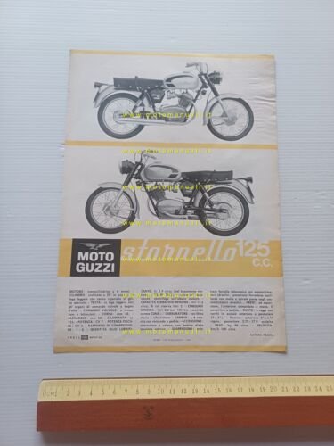 Moto Guzzi Stornello 125 1966 depliant italiano originale