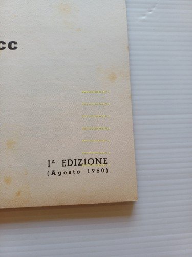 Moto Guzzi Stornello 125 1a serie 1960 catalogo ricambi originale