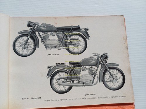 Moto Guzzi Stornello 125 1a serie 1960 manuale officina originale …