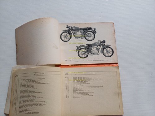 Moto Guzzi Stornello 125 1a serie 1960 manuale officina originale …