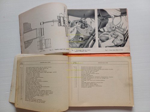 Moto Guzzi Stornello 125 1a serie 1960 manuale officina originale …