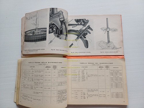 Moto Guzzi Stornello 125 1a serie 1960 manuale officina originale …