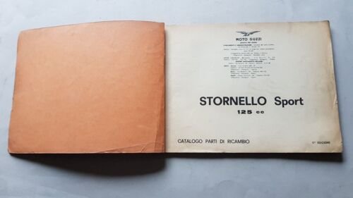 Moto Guzzi Stornello 125 Sport 2 Serie 1965 catalogo ricambi …