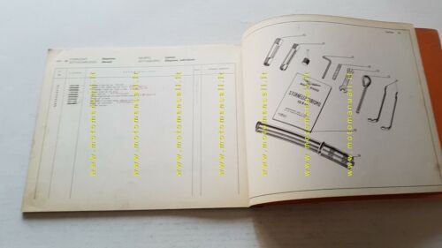 Moto Guzzi Stornello 125 Turismo 1966 catalogo ricambi ORIGINALE parts …