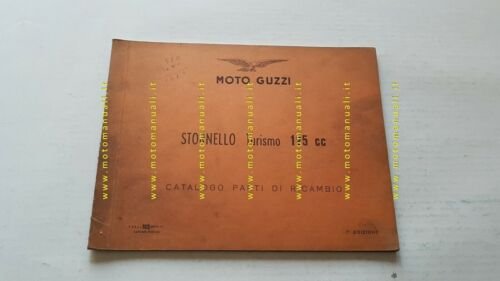 Moto Guzzi Stornello 125 Turismo 1966 catalogo ricambi ORIGINALE parts …