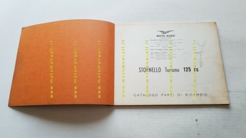 Moto Guzzi Stornello 125 Turismo 1966 catalogo ricambi ORIGINALE parts …
