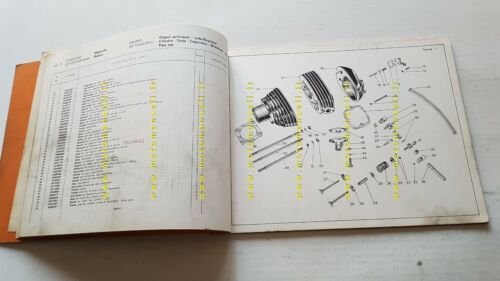 Moto Guzzi Stornello 125 Turismo 1966 catalogo ricambi ORIGINALE parts …
