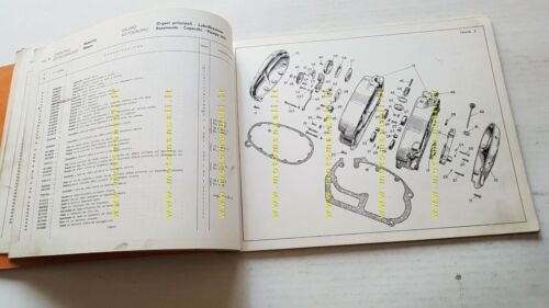 Moto Guzzi Stornello 125 Turismo 1966 catalogo ricambi ORIGINALE parts …