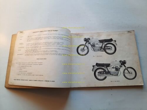 Moto Guzzi Stornello 160 1966 catalogo ricambi ORIGINALE spare parts …