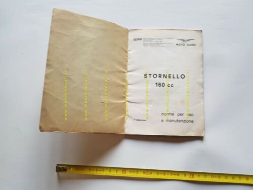 Moto Guzzi Stornello 160 1968 manuale uso libretto originale owner's …