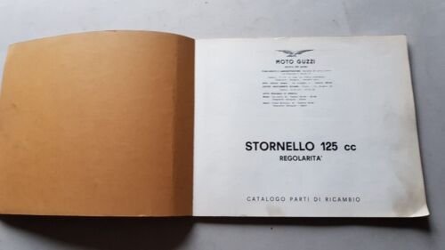 Moto Guzzi Stornello Regolarit 125 1966 catalogo ricambi ORIGINALE