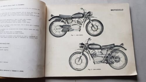 Moto Guzzi Stornello Regolarit 125 1966 catalogo ricambi ORIGINALE