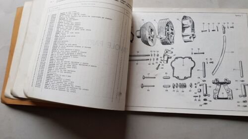 Moto Guzzi Stornello Regolarit 125 1966 catalogo ricambi ORIGINALE