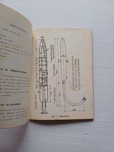 Moto Guzzi Stornello Sport 125 1961 manuale uso libretto istruzioni …