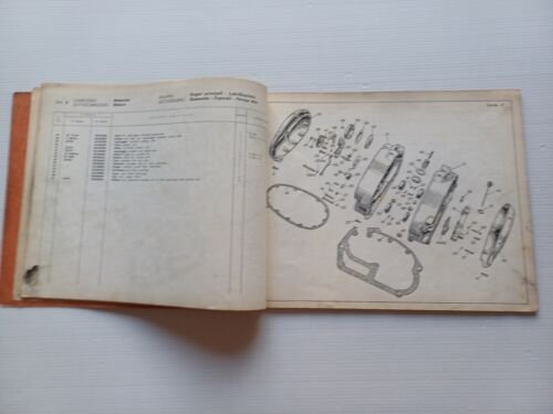 Moto Guzzi Stornello Sport 125 1a serie 1962 catalogo ricambi …
