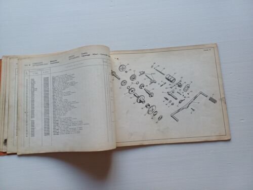 Moto Guzzi Stornello Sport 125 1a serie 1962 catalogo ricambi …