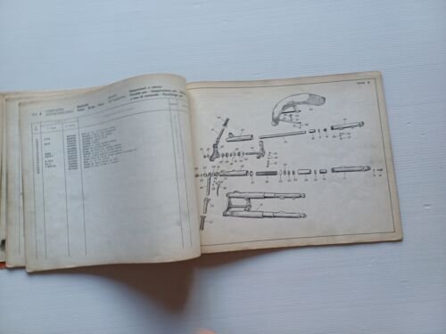 Moto Guzzi Stornello Sport 125 1a serie 1962 catalogo ricambi …