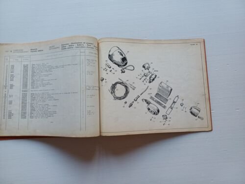 Moto Guzzi Stornello Sport 125 1a serie 1962 catalogo ricambi …
