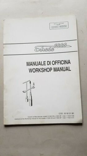 Moto Guzzi Strada 1000 1993 varianti manuale officina 1000 SP-G5