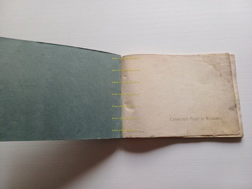 Moto Guzzi Superalce 500 1947 catalogo ricambi originale spare parts …