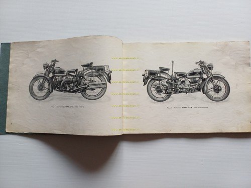 Moto Guzzi Superalce 500 1947 catalogo ricambi originale spare parts …