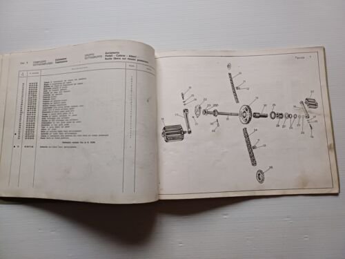 Moto Guzzi Trotter 40 1966 catalogo ricambi ORIGINALE spare parts …