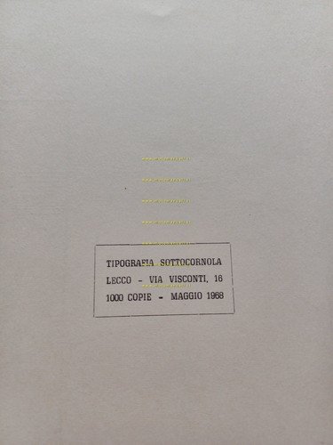 Moto Guzzi Trotter 40 1968 catalogo ricambi originale