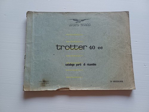 Moto Guzzi Trotter 40 1968 catalogo ricambi originale