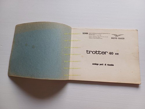 Moto Guzzi Trotter 40 1968 catalogo ricambi originale