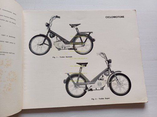 Moto Guzzi Trotter 40 1968 catalogo ricambi originale