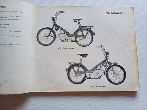 Moto Guzzi Trotter 40 1968 catalogo ricambi originale