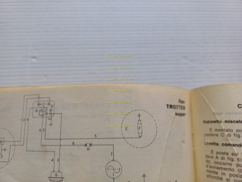 Moto Guzzi TROTTER 40 IV ed. 1969 manuale uso manutenzione …