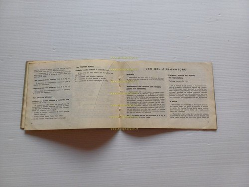 Moto Guzzi TROTTER 40 IV ed. 1969 manuale uso manutenzione …