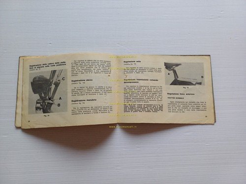 Moto Guzzi TROTTER 40 IV ed. 1969 manuale uso manutenzione …