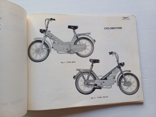 Moto Guzzi Trotter 50 Mark-Special 1971 catalogo ricambi ORIGINALE