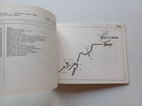 Moto Guzzi Trotter 50 Mark-Special 1971 catalogo ricambi ORIGINALE