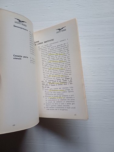 Moto Guzzi TROTTER 50 SPECIAL M - V 1970 manuale …