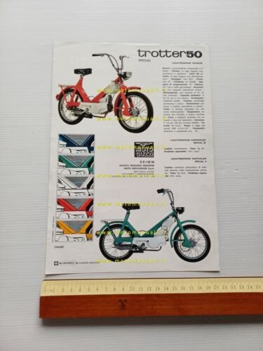 MOTO GUZZI Trotter 50 Special M-V depliant italiano originale