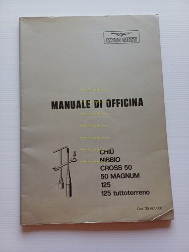 Moto Guzzi tutti modelli 50-125 2 Tempi 1980 Manuale Officina …