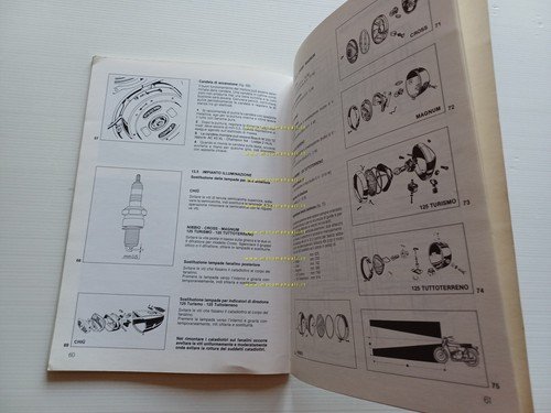 Moto Guzzi tutti modelli 50-125 2 Tempi 1980 Manuale Officina …