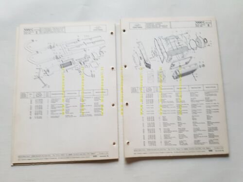 Moto Guzzi V 1000 I-Convert 1975 catalogo ricambi originale spare …