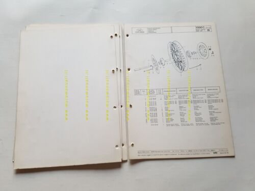Moto Guzzi V 1000 I-Convert 1975 catalogo ricambi originale spare …